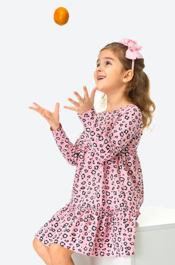 Хлопковое платье для девочки Happyfox