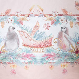 Скатерть Этель Pink magic d=150см +/-3см с ГМВО, 100% хл, саржа 190 гр/м2  фото 8