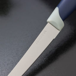 Нож кухонный Доляна Страйп, зубчатое лезвие 11,5 см  фото 5