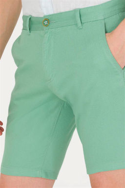 Мужские темно-зеленые тканые шорты - U.s. polo assn фото 6