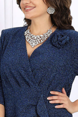 Платье Ninele 7515 синий фото 3