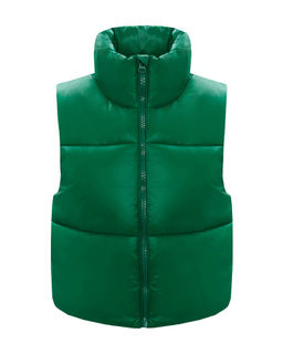 Зеленый утепленный жилет - Incity фото 8