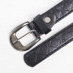 Ремень детский, ширина 2,2 см, винт, пряжка металл, цвет чёрный - Simaland фото 3