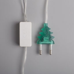 Гирлянда Нить 5 м с насадками Сосульки граненые, IP20, прозрачная нить, 20 LED, свечение мульти (RG/RB), мигание, 220 В - Luazon lighting фото 6