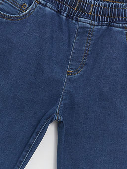 Beli Lastikli Slim Fit Erkek ?ocuk Jean Pantolon