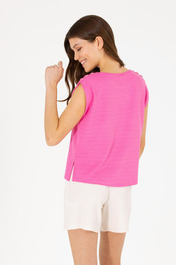 Женская розовая футболка - U.s. polo assn фото 12