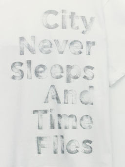 Футболка relax fit с принтом / Zarina  фото 10