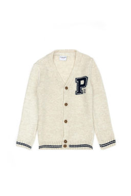 U. S. Polo Assn Меланжевый трикотажный кардиган для мальчика Stone - U.s. polo assn фото 4