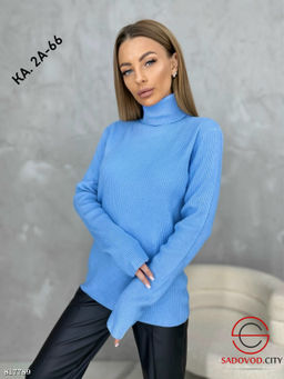 Водолазка однотонная, лапша - Bruno фото 2