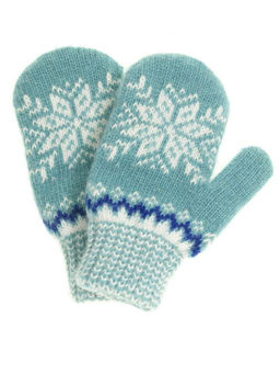 Варежки детские "Снежинка" 3 цвета 0608-36