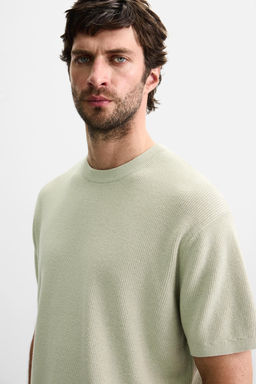 PURL KNIT T-SHIRT - Zara фото 5