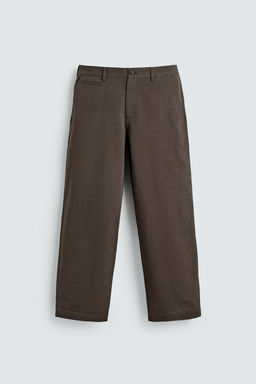PANTAL?N CHINO STRAIGHT FIT / Marr?n - Zara фото 6