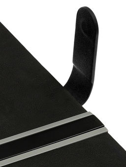 Дневник школьный 1-11 класс, лассе, обложка искуственная кожа черная с хлястиком, с ручкой   1096906