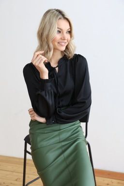 Блузка с декоративными деталями - Looklikecat фото 5