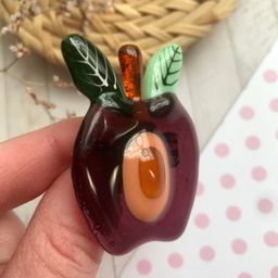 Брошь Слива - Стрекоза фото 5