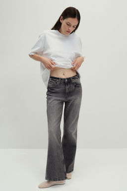 Baggy Bootcut Regular Jeans - H&m фото 2
