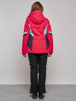 Горнолыжная куртка женская зимняя розового цвета 2201-1R - Chunmai фото 14