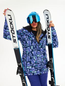 Женская горнолыжная сноубордическая куртка Alpha Endless Ultra Chaleur SNB 423/316_5 Разноцветный  фото 27