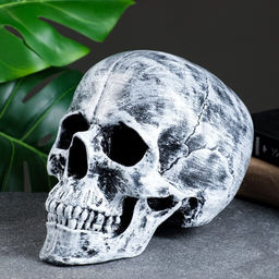 Копилка для денег «Череп», полистоун, 16×13×22 см