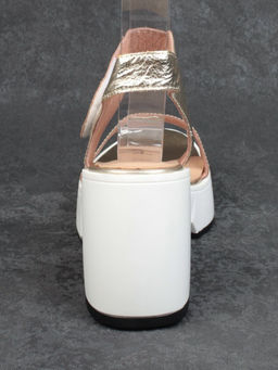 08-QL6989-1A WHITE Босоножки женские (натуральная кожа) - Фабричный китай фото 9