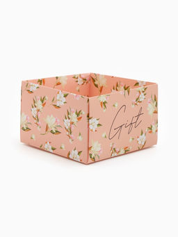 Цена за 3 шт. Коробка самосборная «Цветы Gift», размер 11×11×7 см, плотность 270 г/м²