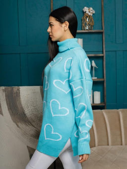 Водолазка удлиненная Сердца - Есения фото 2