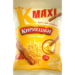 Цена за 5 шт.Кириешки Maxi, сухарики со вкусом соуса начо, 60 г  фото 2
