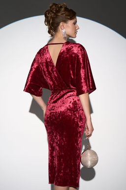 Платье Нимфа (Бордовый) - Эльза фото 5