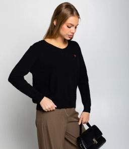 Джемпер #КТ20801, чёрный