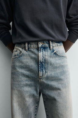 JEANS STRAIGHT ANKLE FIT / Azul medio - Zara фото 7
