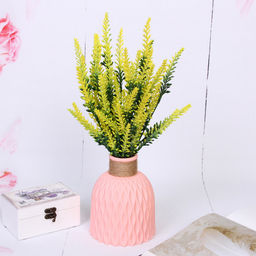 Цена за 2 шт. Ваза из пластика "Розали" 12*15см цвет розовый