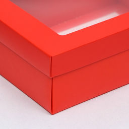 Цена за 5 шт. Коробка складная Красная, с окном, 21 х 15 х 7 см - UPAK LAND фото 3