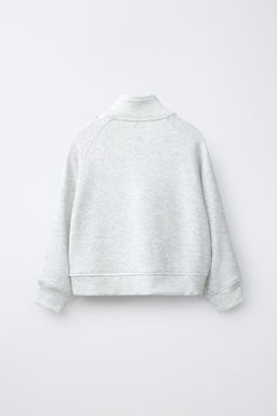 SUDADERA CREMALLERA SPORTY / Gris vigor? - Zara фото 3