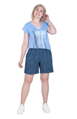 Футболка Адриана Ф-56 (44-60) кулирка - Лотос фото 3