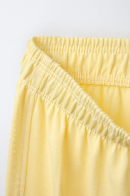 PLAIN HEAVY WEIGHT WIDE-LEG TROUSERS - Zara фото 3