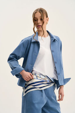 Жакет GO F4109/29-1413.170-176 голубой  фото 6