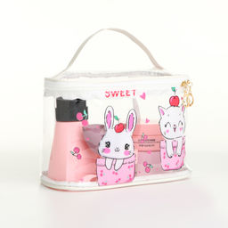 Косметичка на молнии для бассейна, с ручкой, с принтом Sweet, белая - Simaland фото 3