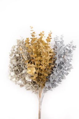 Кустик декоративный 40 см (SF-7339) серебро №6 - Больше подарков фото 3