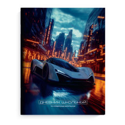 Дневник школьный арт. 69806 БЕЛЫЙ БОЛИД / мягкий переплёт (2 скобы), А5+, 48 л., глянцевая ламинация