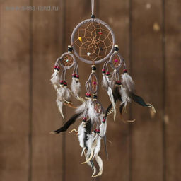 Ловец снов «Пять серых колец», 0.7×15×40 см