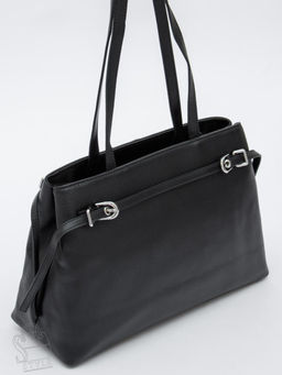 Сумка женская кожаная 8021-2S black Velina Fabbiano-Safenta