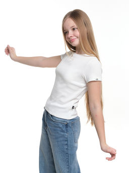 Футболка в рубчик 22-0210 касар