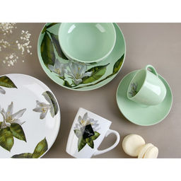 Чайная пара Lemon flowers, 250 мл - Dolce Ceramo. фото 12