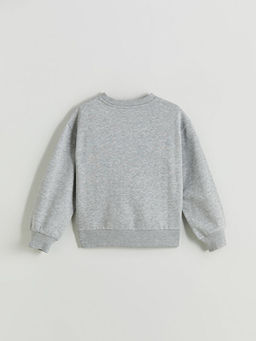 Bisiklet Yaka K?z ?ocuk Sweatshirt