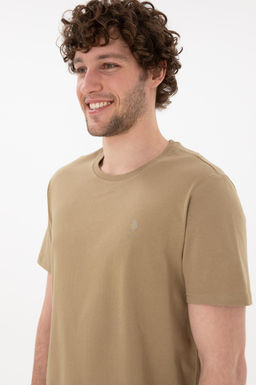 Erkek Regular Fit Bisiklet Yaka Gri Basic Ti__rt Sepette S_rpriz _ndirim - U.s. polo assn фото 3