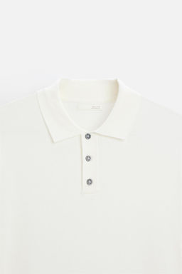 REGULAR FIT KNITTED POLO SHIRT - Zara фото 9