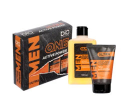 BIOPROVINCE набор ONE MEN (гель д/бритья 120мл+лосьон п/бритья 140мл)
