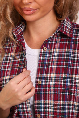 1094 Рубашка женская теплая