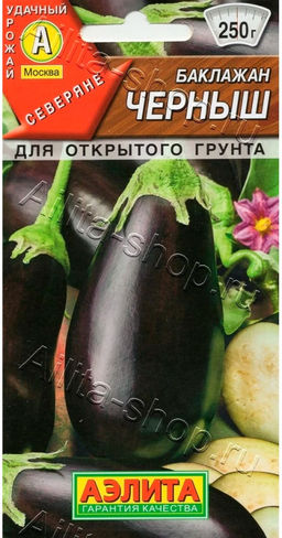 Баклажан Черныш 0,1г (Аэлита)