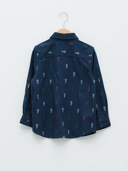 Desenli Uzun Kollu Pamuklu Erkek ?ocuk G?mlek - Waikiki фото 2